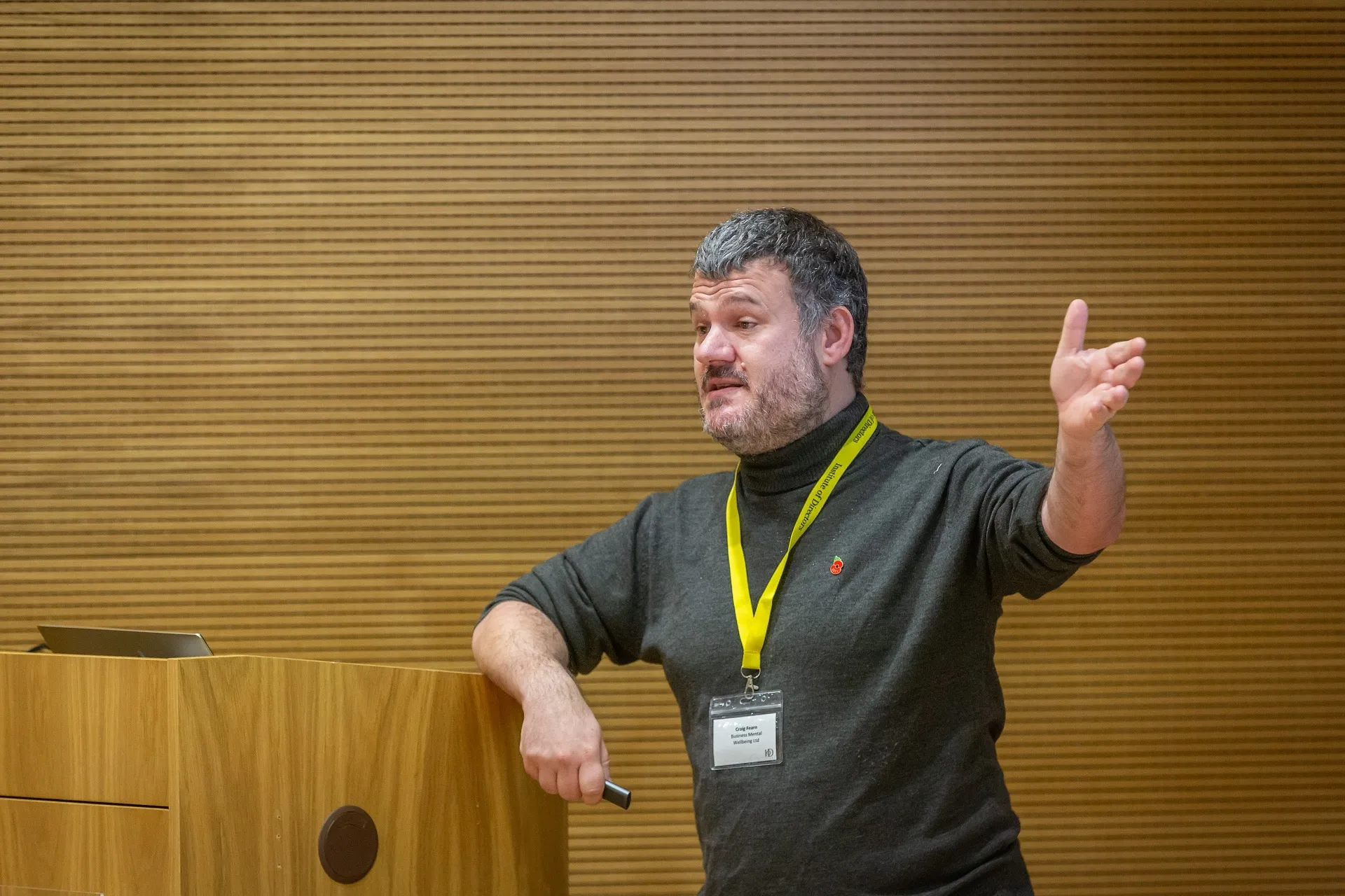 Craig Fearn speaking